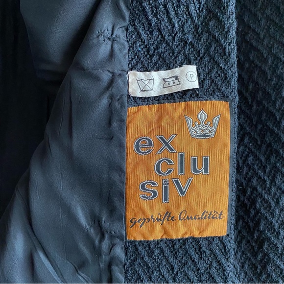 Stunning Women’s 1950’s Large Wool ButtonUp Jacket - Picture 7 of 8